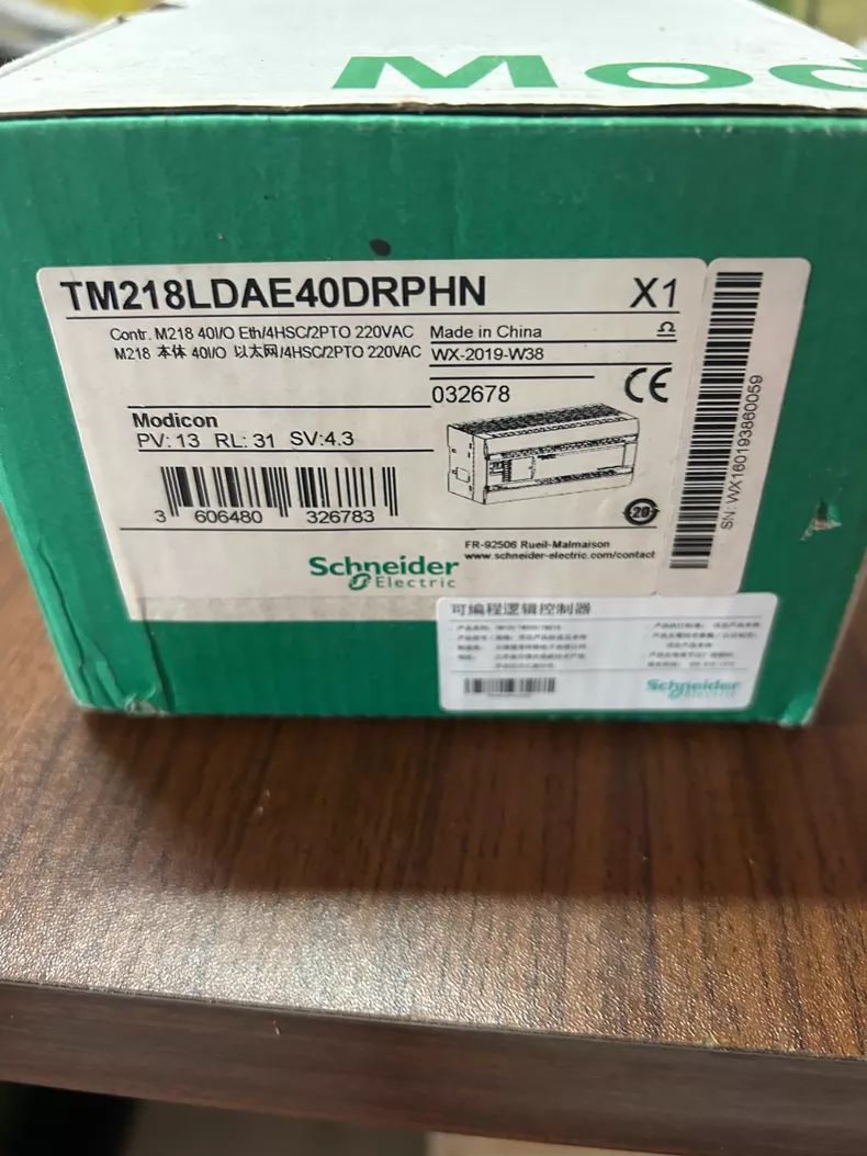 TM218LDAE40DRPHN Schneider PLC Controller for Precision Control