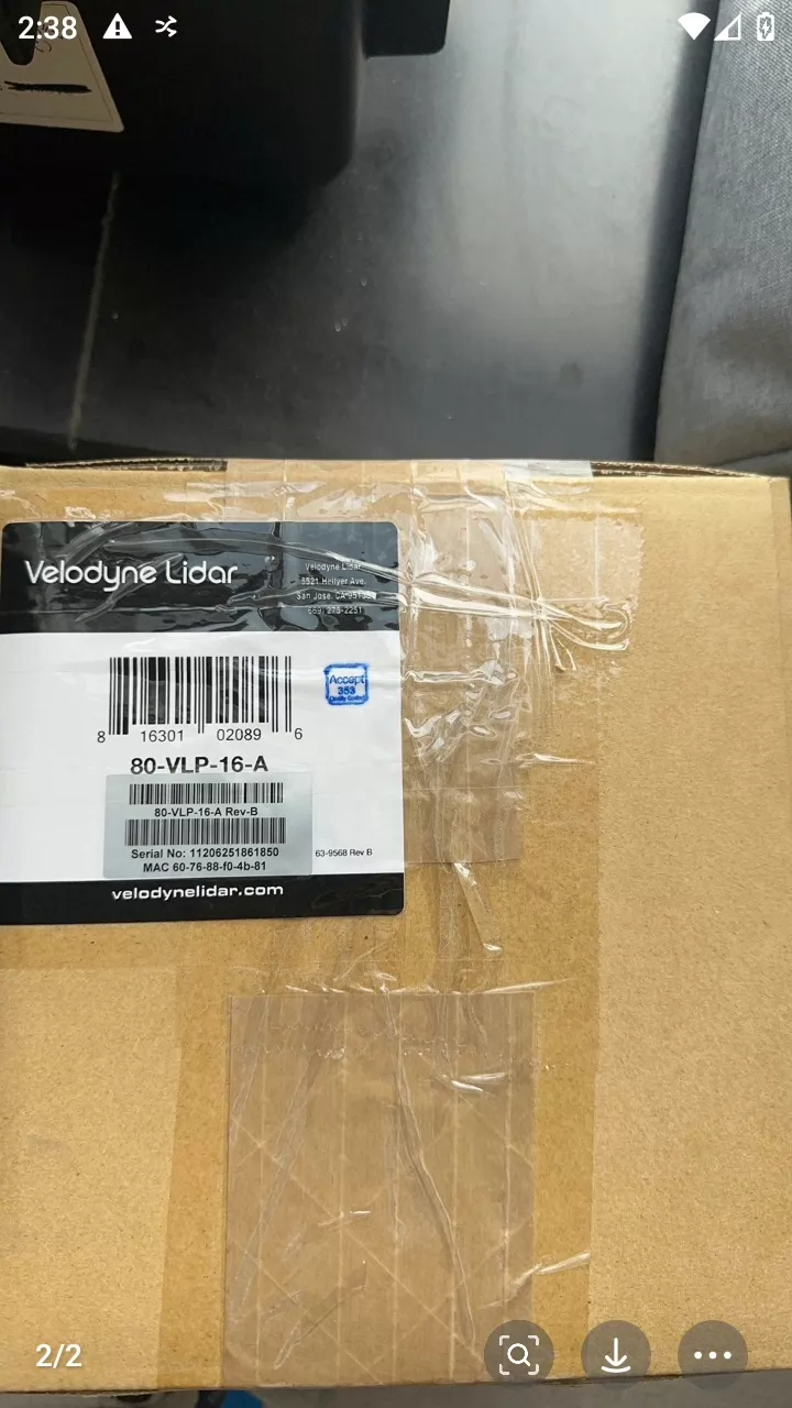 Velodyne 3D LiDAR Sensor 80-VLP-16-A Advanced Mapping Solution