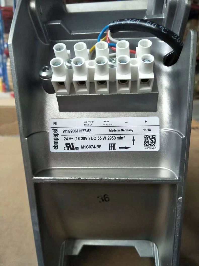 ebmpapst Centrifugal Fan W1G200-HH77-52 Durable Design