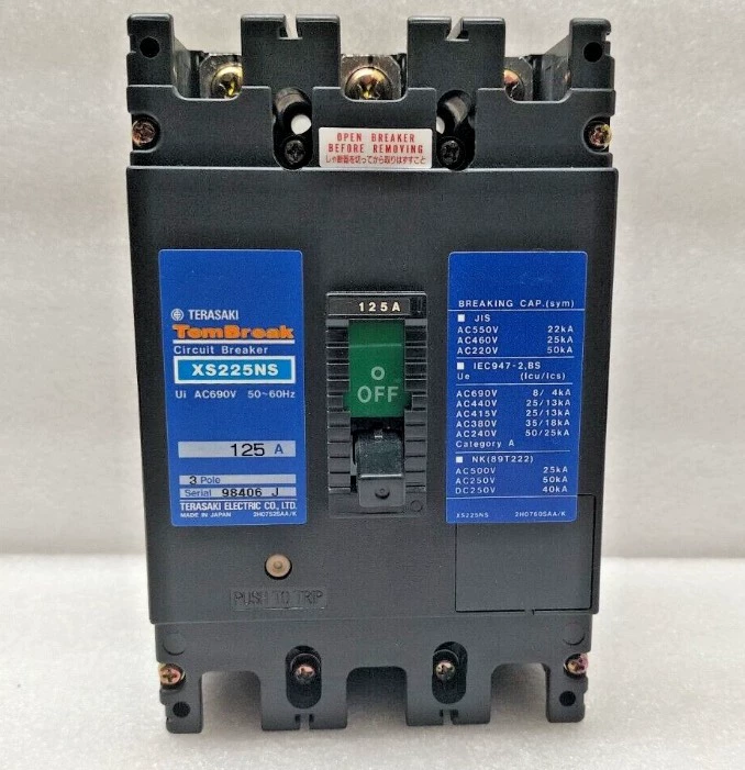 TERASAKI XS225NS Circuit Breaker Ensures Safe Electrical Systems