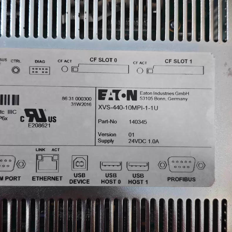 XVS-440-10MPI-1-1U Touch Screen by Eaton - User-Friendly