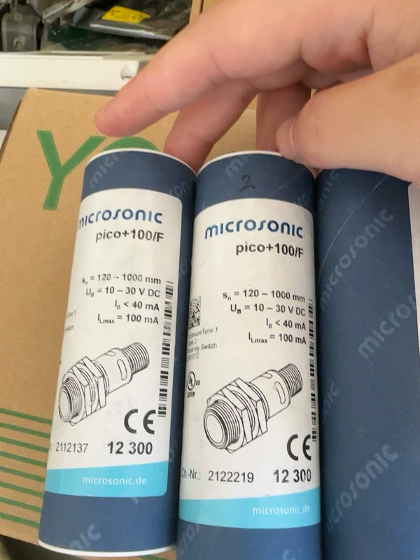 Microsonic pico+100/F Ultrasonic Sensor Precision Measuring