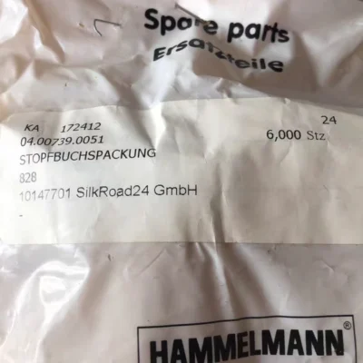 Hammelmann 04.00739.0051 High Pressure Pump 172414
