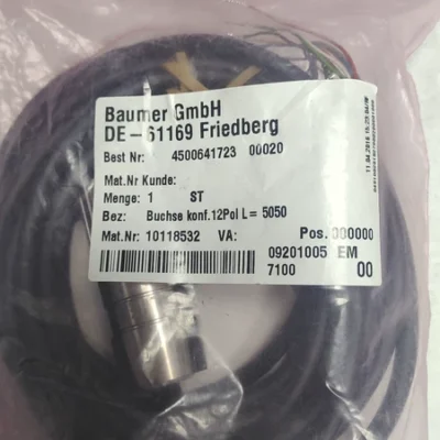 Baumer Connection Cable 4500641723 - Industrial Networking