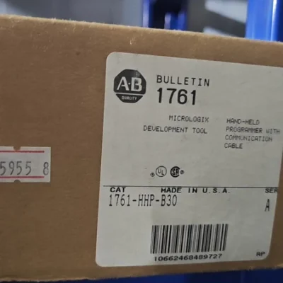 On-Site PLC Programming with Allen-Bradley 1761-HHP-B30 Programmer