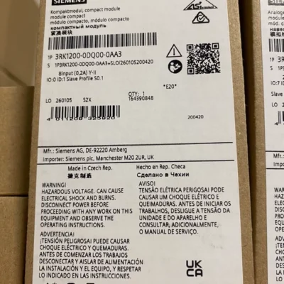 Buy SIEMENS 3RK1200-0DQ00-0AA3 AS-i Module for Compact Solutions