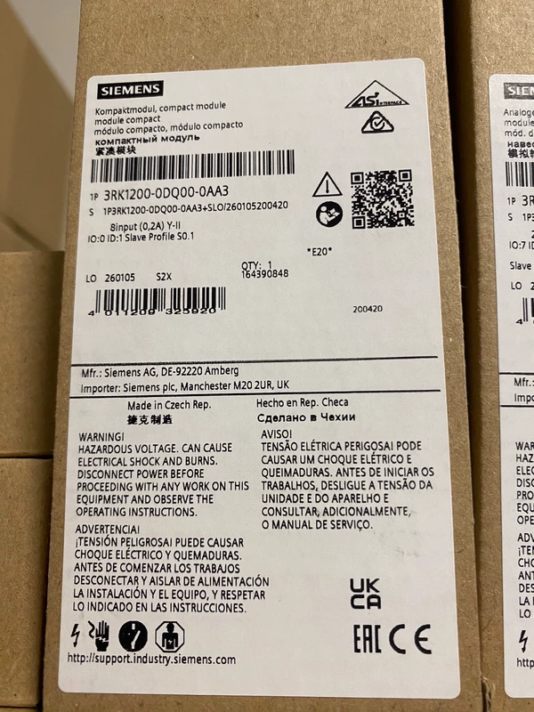 Buy SIEMENS 3RK1200-0DQ00-0AA3 AS-i Module for Compact Solutions