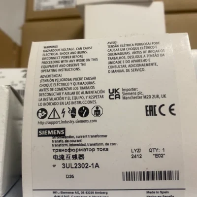 3UL2302-1A SIEMENS Differential Current Transformer for Systems