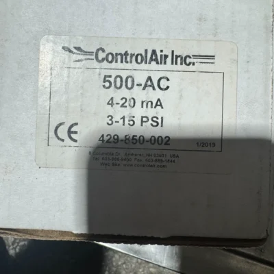 ControlAir 500-AC High-Precision I/P Converter for Applications