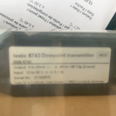 Process Control Solution Testo 6743 Transmitter for Reliable Temperature Sensing
