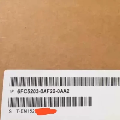 Siemens SINUMERIK 6FC5203-0AF22-0AA4 Control Unit