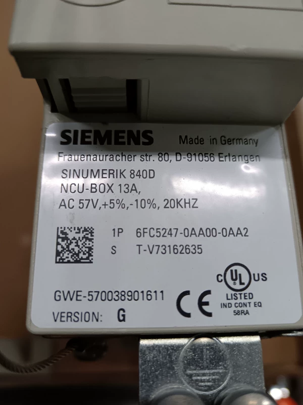 SIEMENS 6FC5247-0AA00-0AA2 SINUMERIK Operator Panel CNC - Image 2