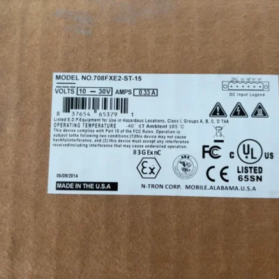 Rugged 8-Port Switch N-TRON 708FXE2-ST-15 for Harsh Environments