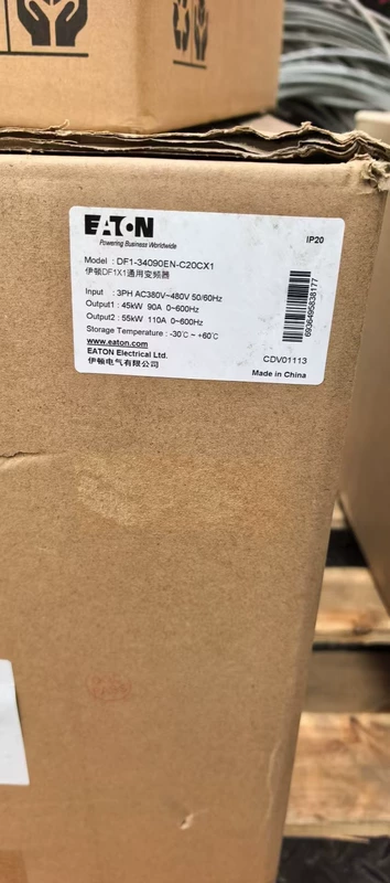 Energy Efficient Motor Control with EATON DF1-34090EN-C20CX1 VFD
