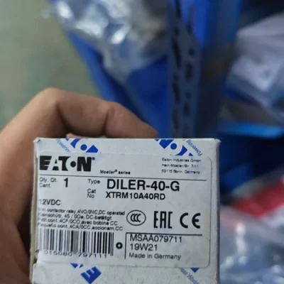 Industrial Motor Switching with EATON DILER-40-G Relay