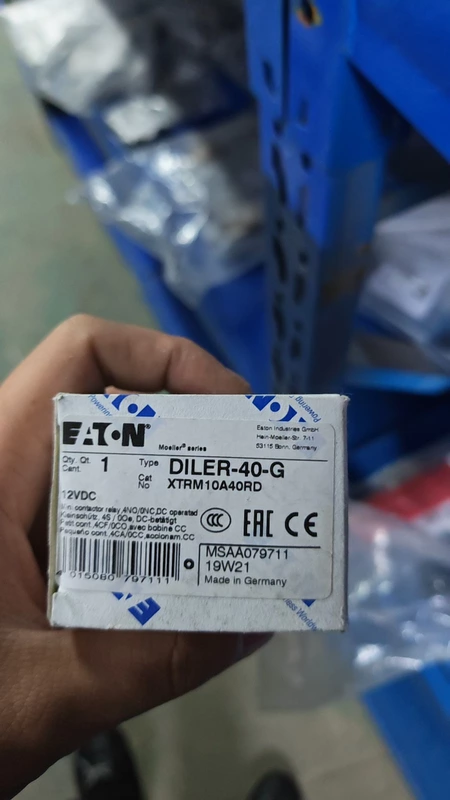 Industrial Motor Switching with EATON DILER-40-G Relay