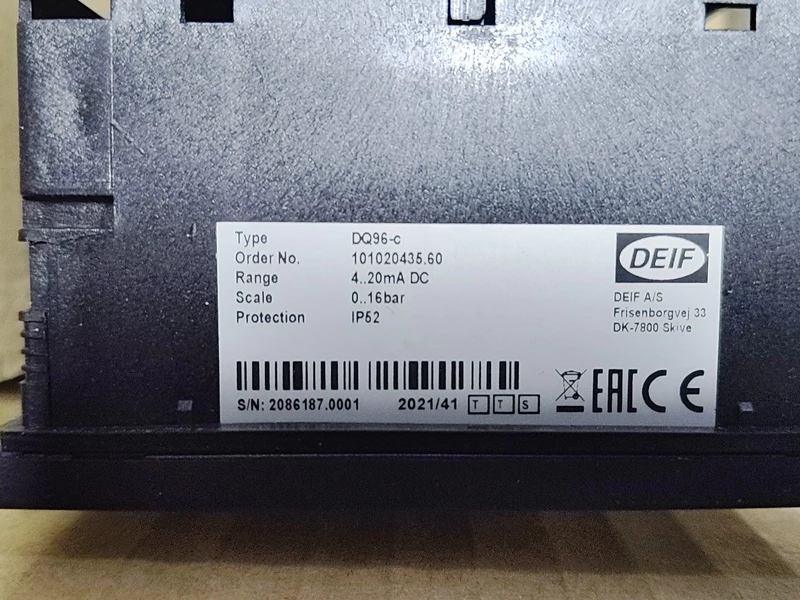 DEIF DQ96-c Pressure Gauge for Industrial Monitoring - Image 3