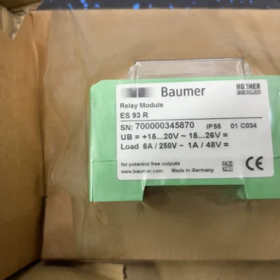 Industrial Switching Solution Baumer ES93R Relay Module for Control