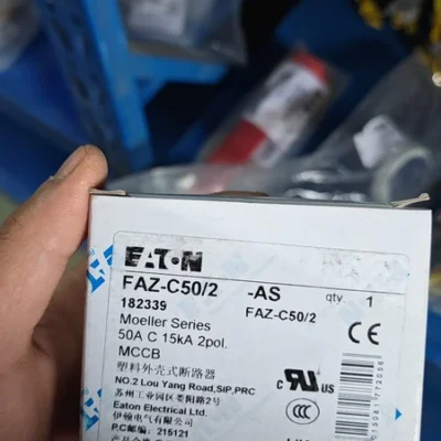 Electrical Panel Protection EATON FAZ-C50/2-AS MCB