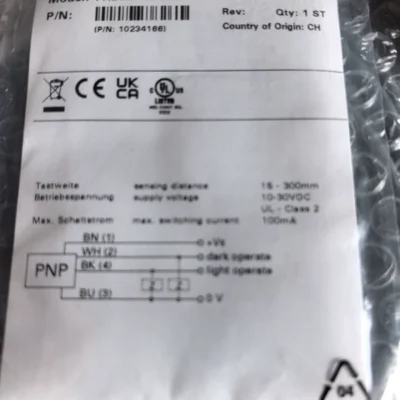 Baumer FHDM 12P5001 Photoelectric Sensor for Automation
