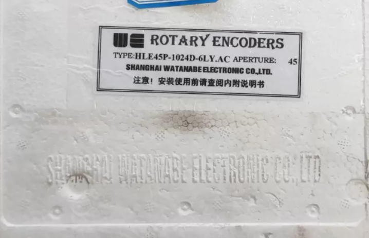 WATANABE HLE-45P-1024D-6LY.AC Encoder for Industrial Use