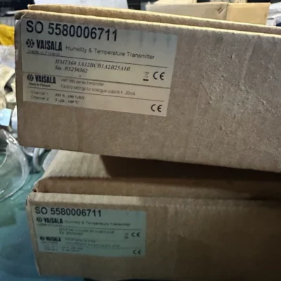 Cleanroom Humidity Monitoring with Vaisala HMT360 3A12BCB1A2B25A1B