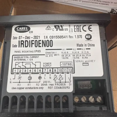 CAREL Temperature Controller IR33FOEN00 - Industrial Grade Solution