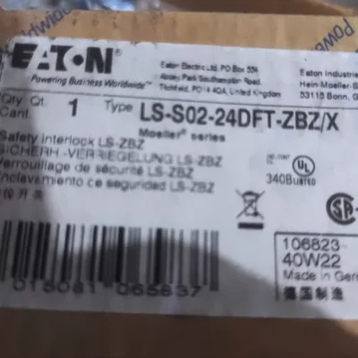 EATON Selector Switch LS-S02-24DFT-ZBZ/X for Systems