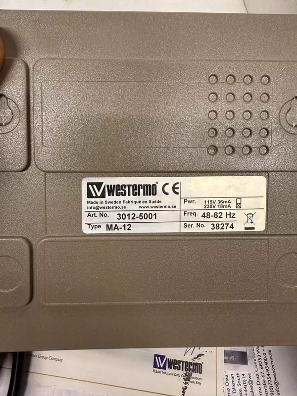 Remote Monitoring Solution WESTERMO MA-12 3012-5001 Modem - Image 3