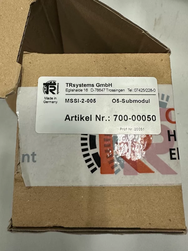 TRsystems MSSI-2-005 700-00050 Industrial Submodule Component