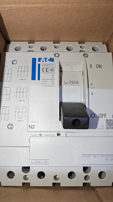 Industrial Power Protection EATON N2-4-250-S15-DC4 Breaker - Image 2