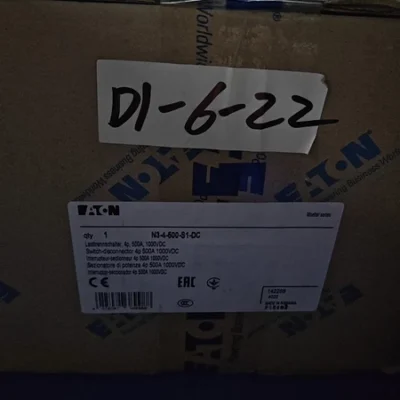 Industrial DC Switching EATON N3-4-500-S1-DC4 Contactor