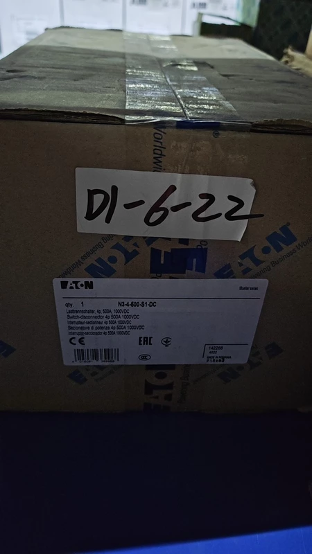Industrial DC Switching EATON N3-4-500-S1-DC4 Contactor