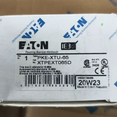 Industrial Motor Safety with EATON PKE-XTU-65 XTPEXT065D Breaker