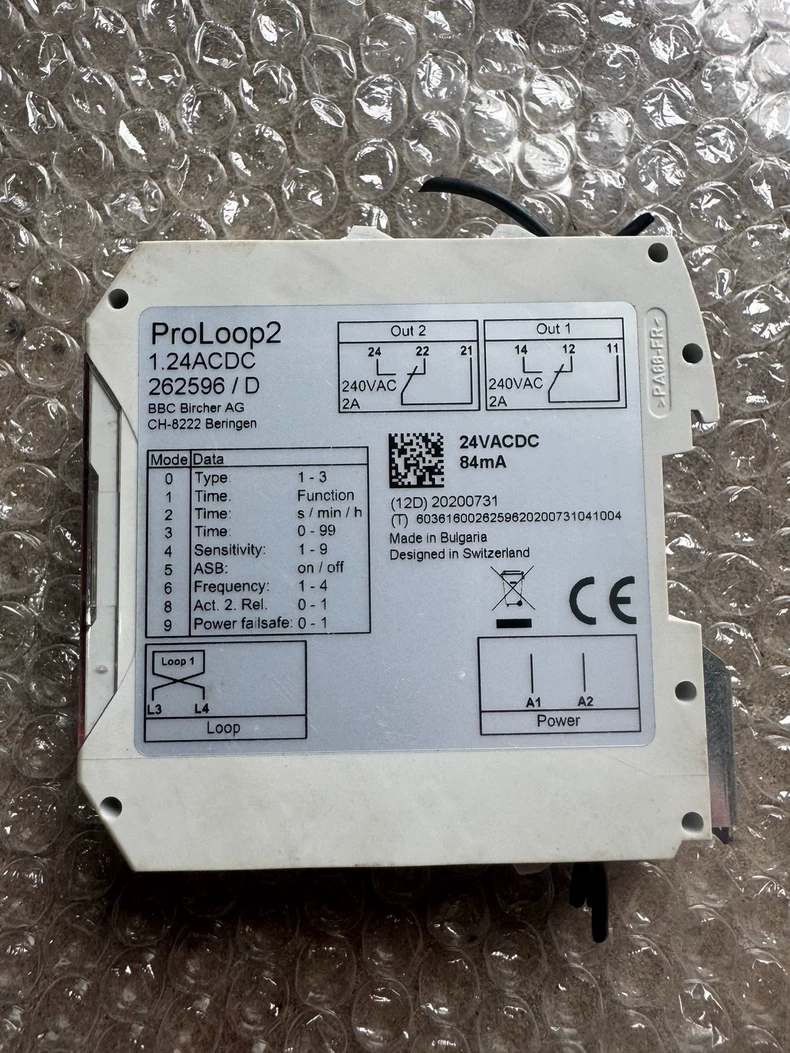 PROLOOP-2 262596/D BIRCHER Loop Detector for Vehicle Sensing