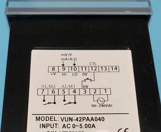 CONCH VUN-42PAA040 Digital Panel Meter Process Indicator