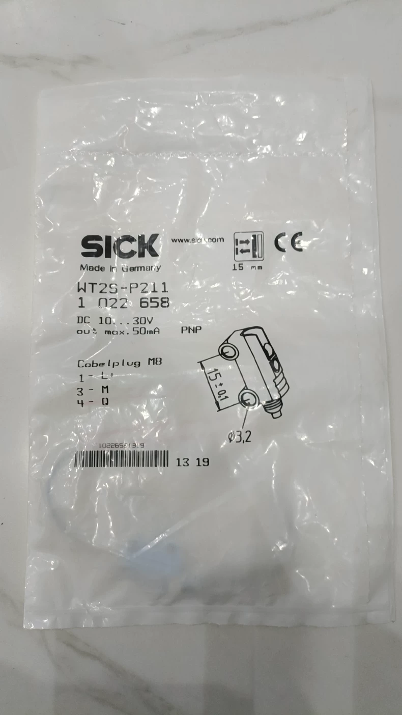 SICK WT2S-P211 1022658 Photoelectric Sensor - Industrial Sensor