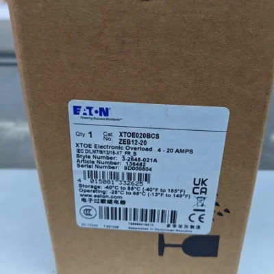 Motor Protection Solution EATON XTOE020BCS ZEB12-20 Overload Relay