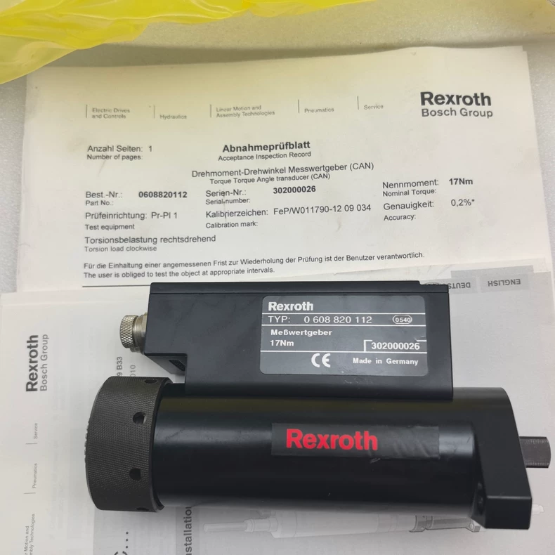 Rexroth 0608820112 Torque Sensor for Industrial Use