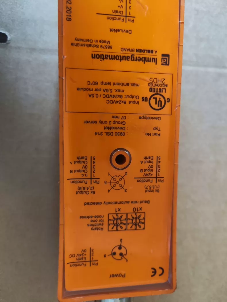 Lumberg Automation 0930 DSL 314 Remote Module for Industrial Use - Image 3