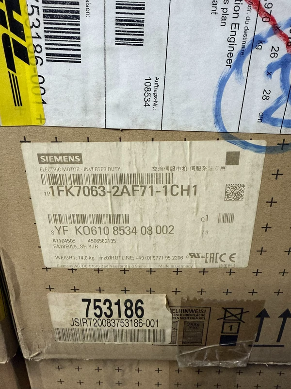 SIEMENS 1FK7063-2AF71-1CH1 AC Servo Motor High Performance