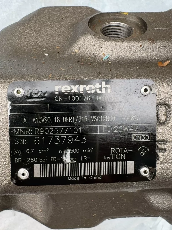 REXROTH A10VSO18DFR1/31R-VSC12N00 Axial Piston Pump