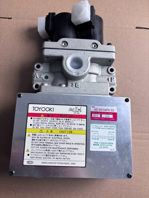 TOYOOKI AD-04104FK-D2 Solenoid Valve for Hydraulic Systems