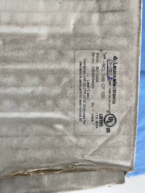 Leuze BCL 5481 OF 100  50113205 Laser Sensor