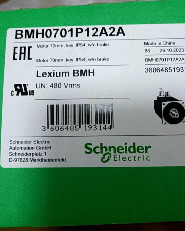 Schneider BMH0701P12A2A Servo Motor for Precision Control