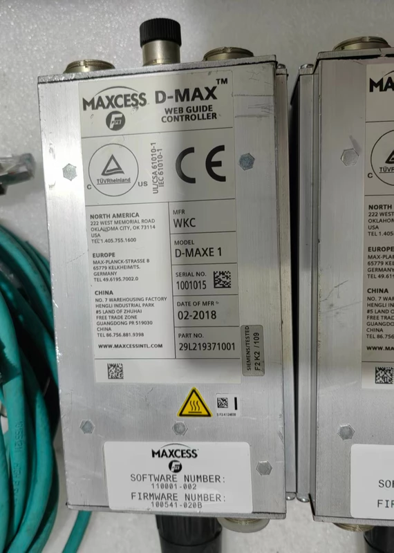 MAXCESS D-MAXE1 Digital Controller for Web Guiding Systems
