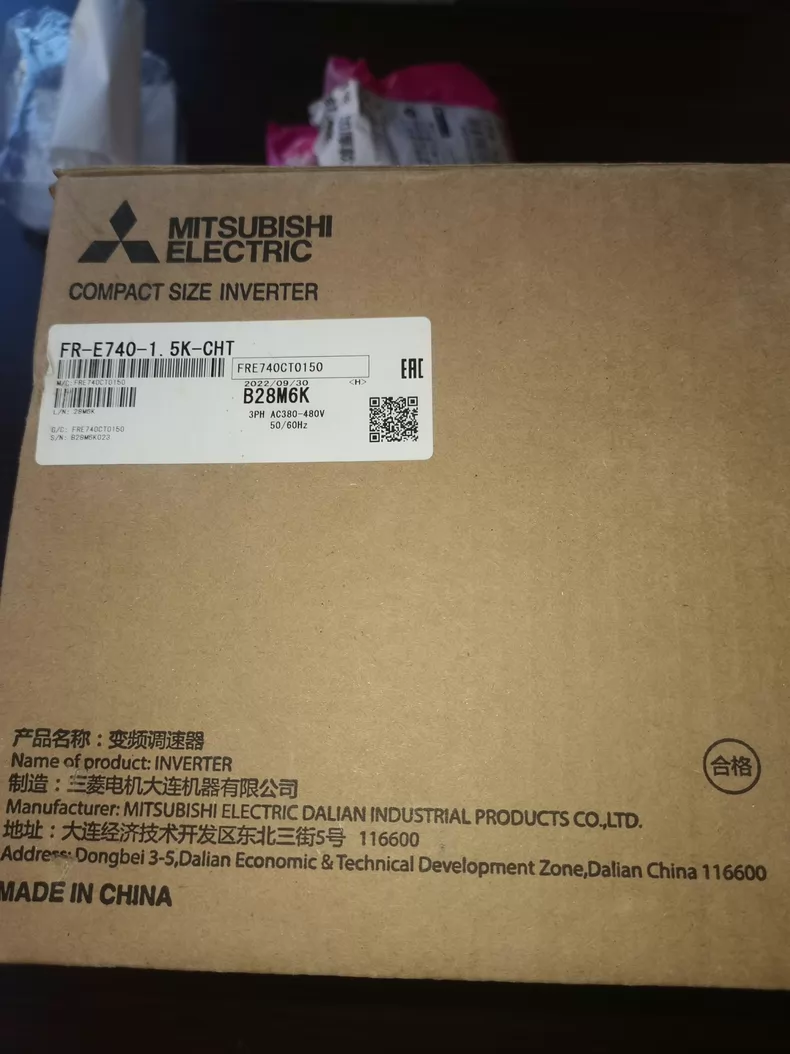 Mitsubishi FR-E740-1.5K-CHT Inverter 1.5kW 400V 3-Phase