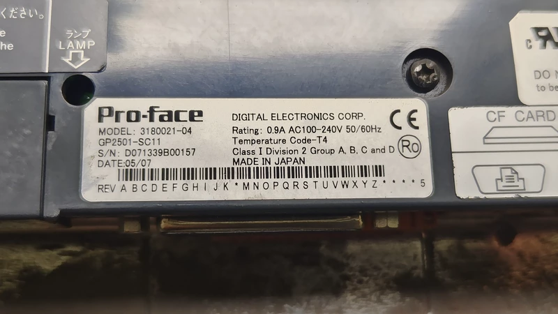Pro-face GP2501-SC11 3180021-04 HMI Touch Screen Display - Image 3