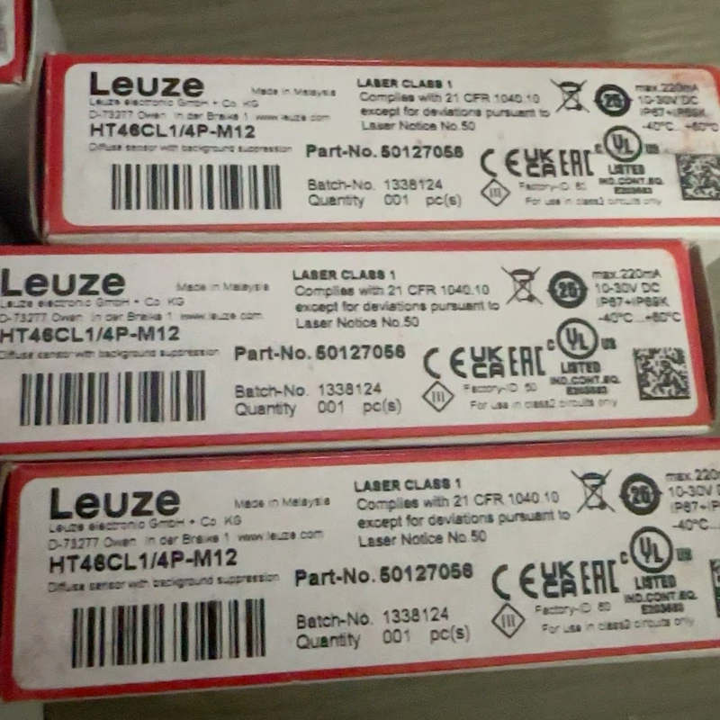Leuze HT46CL1/4P-M12 Photoelectric Sensor for Automation