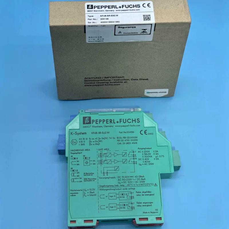 PEPPERL+FUCHS KFUB-SR-EX2.W Safety Barrier for Hazardous Areas